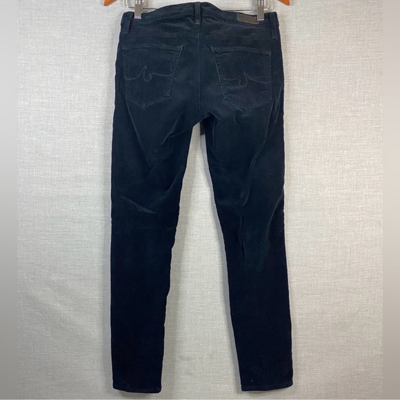 AG Adriano Goldschmied Moto Stevie Ankle Mid-Rise Slm./Strt. Black Cords… - Picture 10 of 11